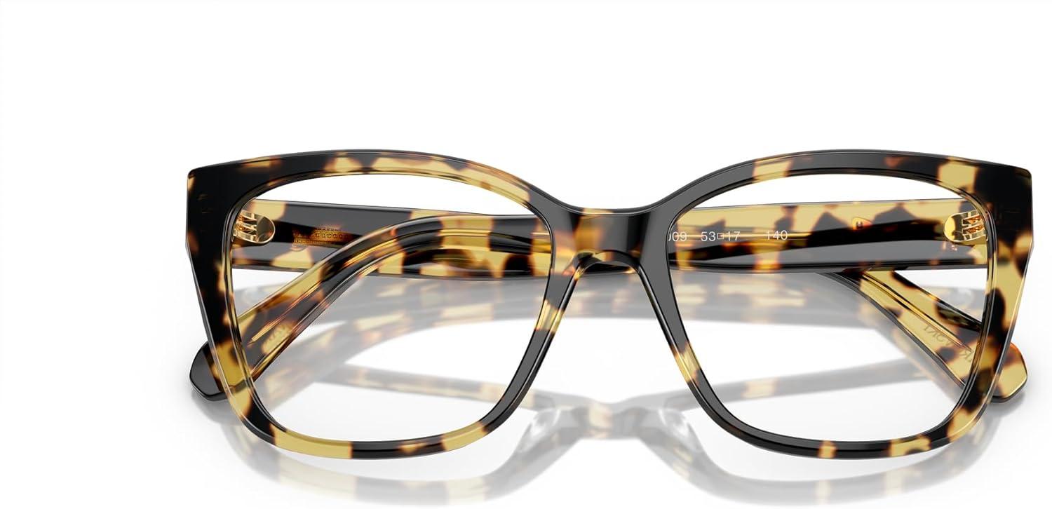 imageSwarovski womens Sk2008 Square Prescription Eyewear FramesHavana ClearDemo Lens