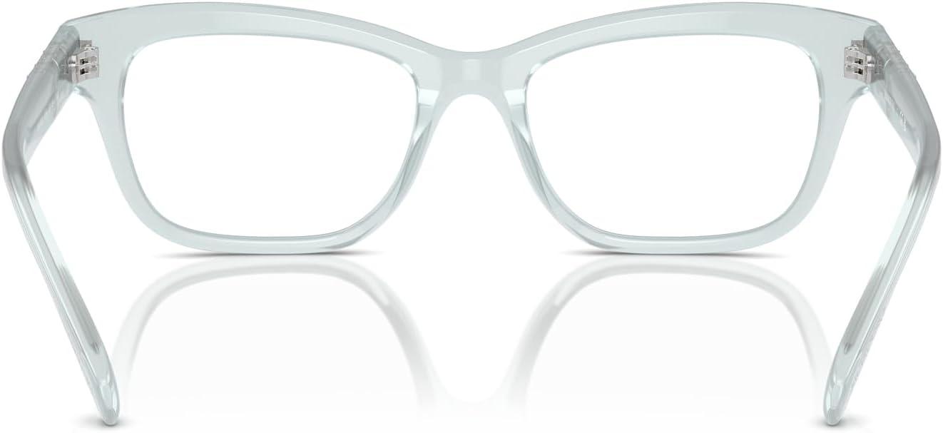 imageSwarovski womens Sk2022 Square Prescription Eyewear FramesOpal Light BlueDemo Lens