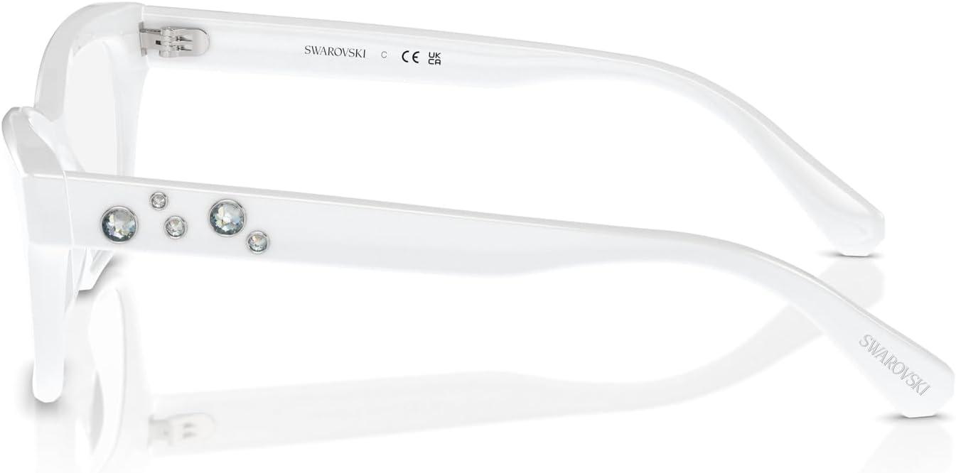 imageSwarovski womens Sk2022 Square Prescription Eyewear FramesOpal WhiteDemo Lens