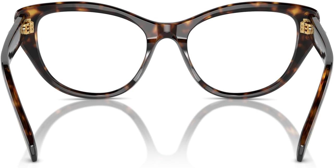 imageSwarovski womens Sk2023 Cat Eye Prescription Eyewear FramesDark HavanaDemo Lens