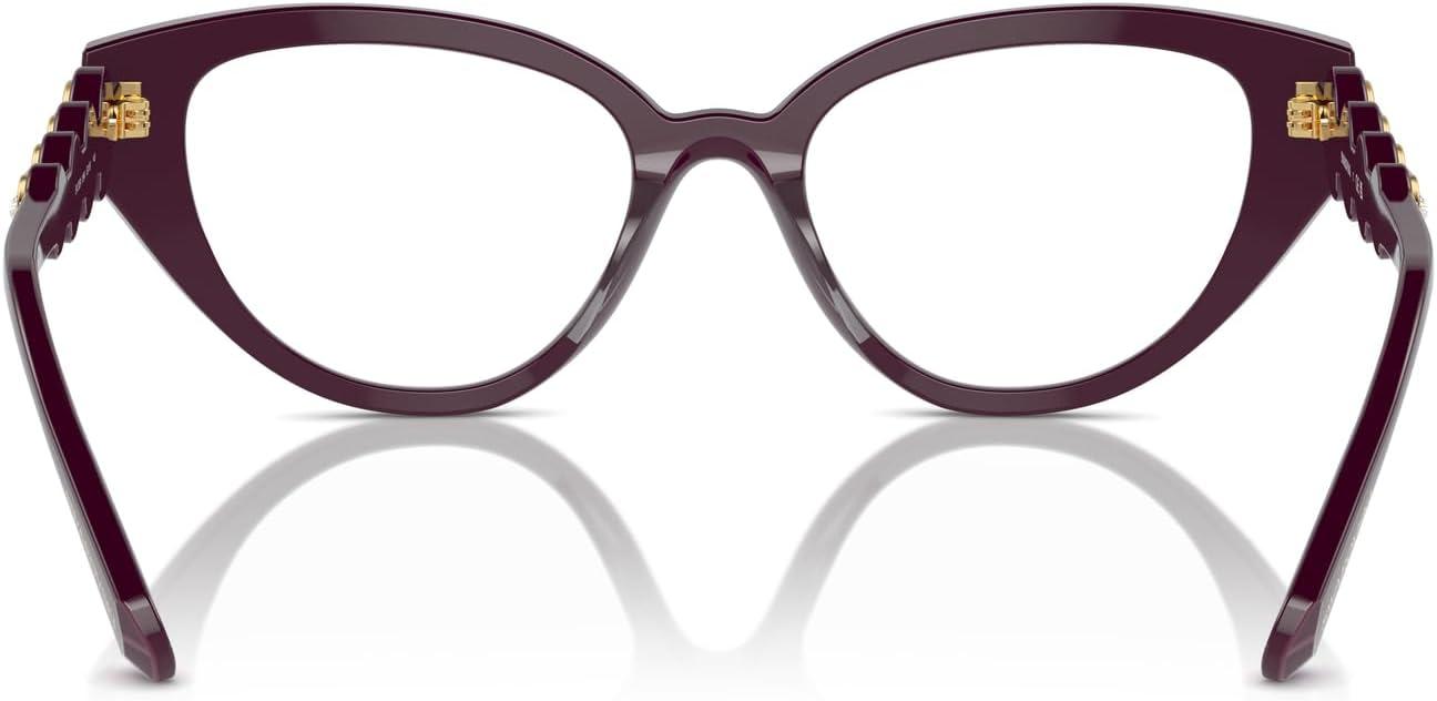imageSwarovski womens Sk2024 Cat Eye Prescription Eyewear FramesBurgundyDemo Lens