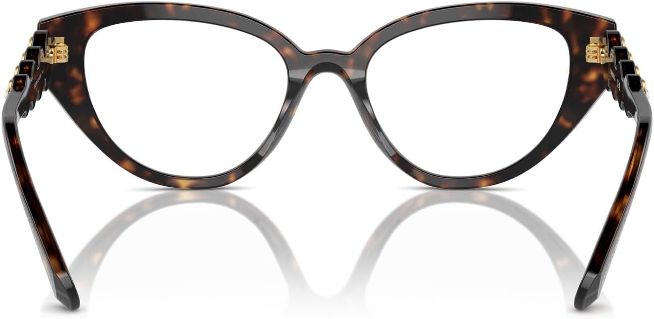 imageSwarovski womens Sk2024 Cat Eye Prescription Eyewear FramesDark HavanaDemo Lens