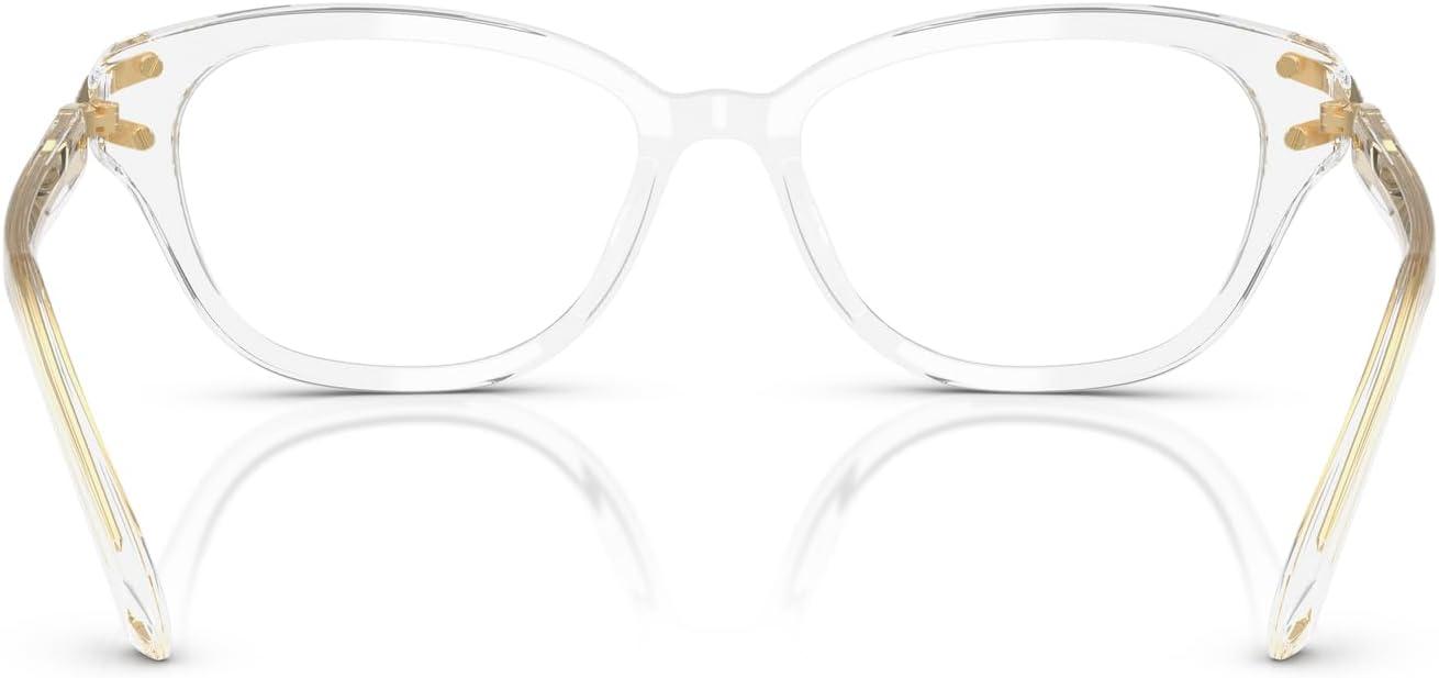 imageSwarovski womens Sk2032f Low Bridge Fit Square Prescription Eyewear FramesCrystalDemo Lens