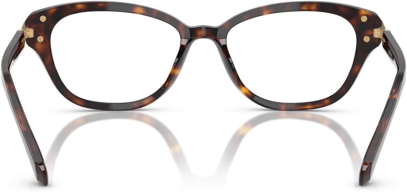 imageSwarovski womens Sk2032f Low Bridge Fit Square Prescription Eyewear FramesHavanaDemo Lens