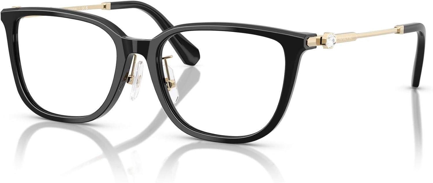 imageSwarovski womens Sk2041d Square Prescription Eyewear FramesBlackDemo Lens