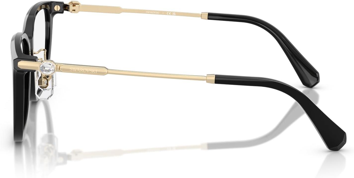 imageSwarovski womens Sk2041d Square Prescription Eyewear FramesBlackDemo Lens