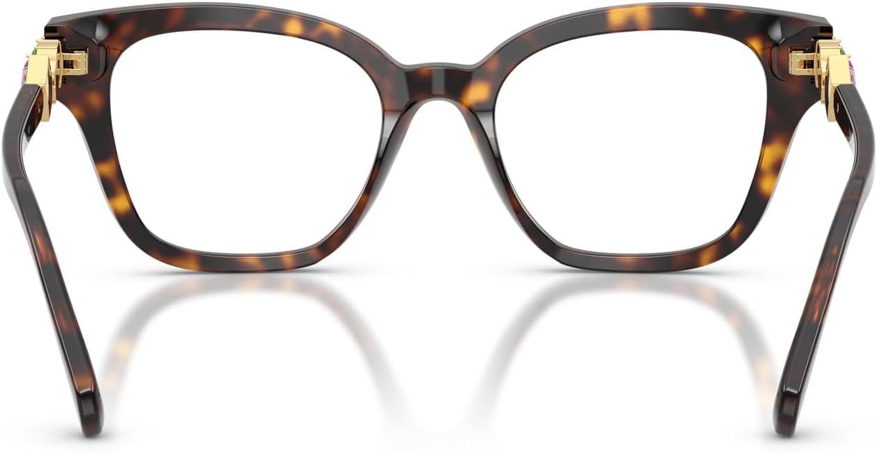 imageSwarovski womens Sk2048 Square Prescription Eyewear FramesHavanaDemo Lens