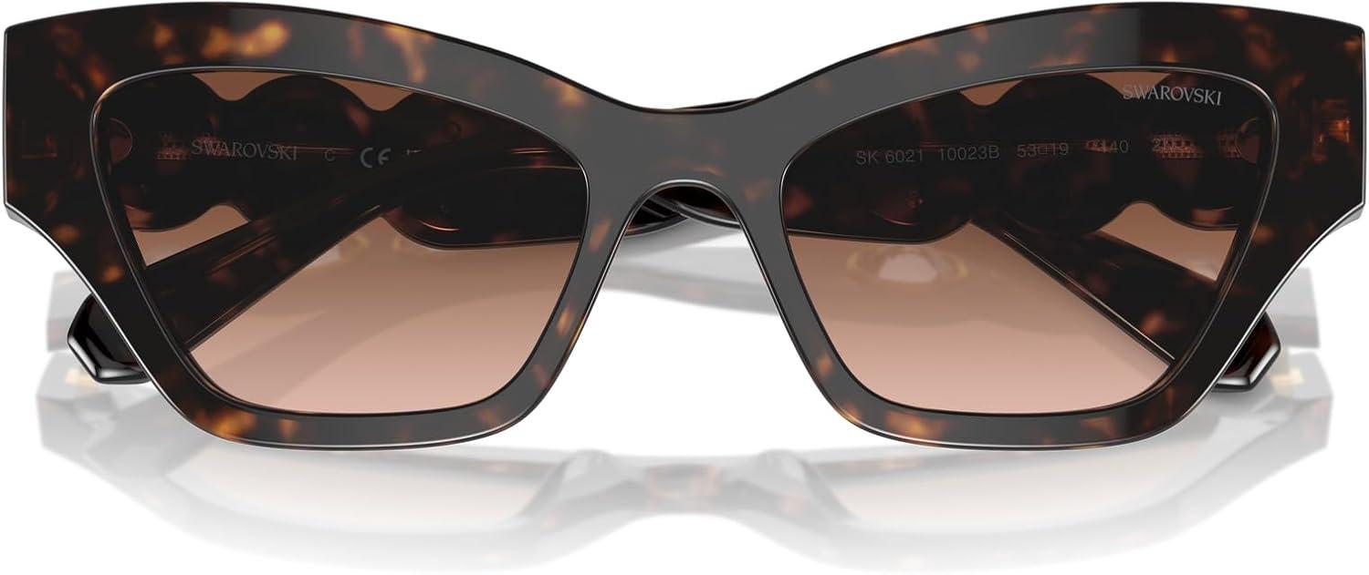 imageSwarovski womens Sk6021 Cat Eye SunglassesRose GoldGradient Pink