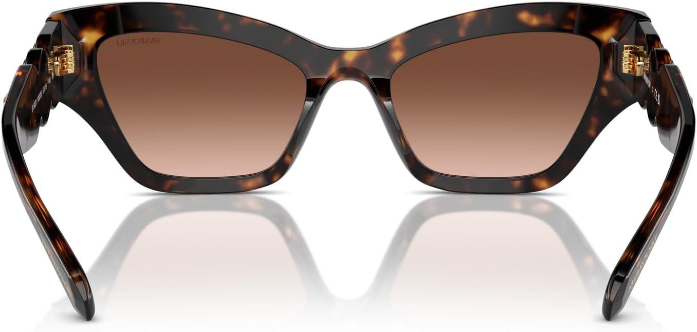 imageSwarovski womens Sk6021 Cat Eye SunglassesRose GoldGradient Pink