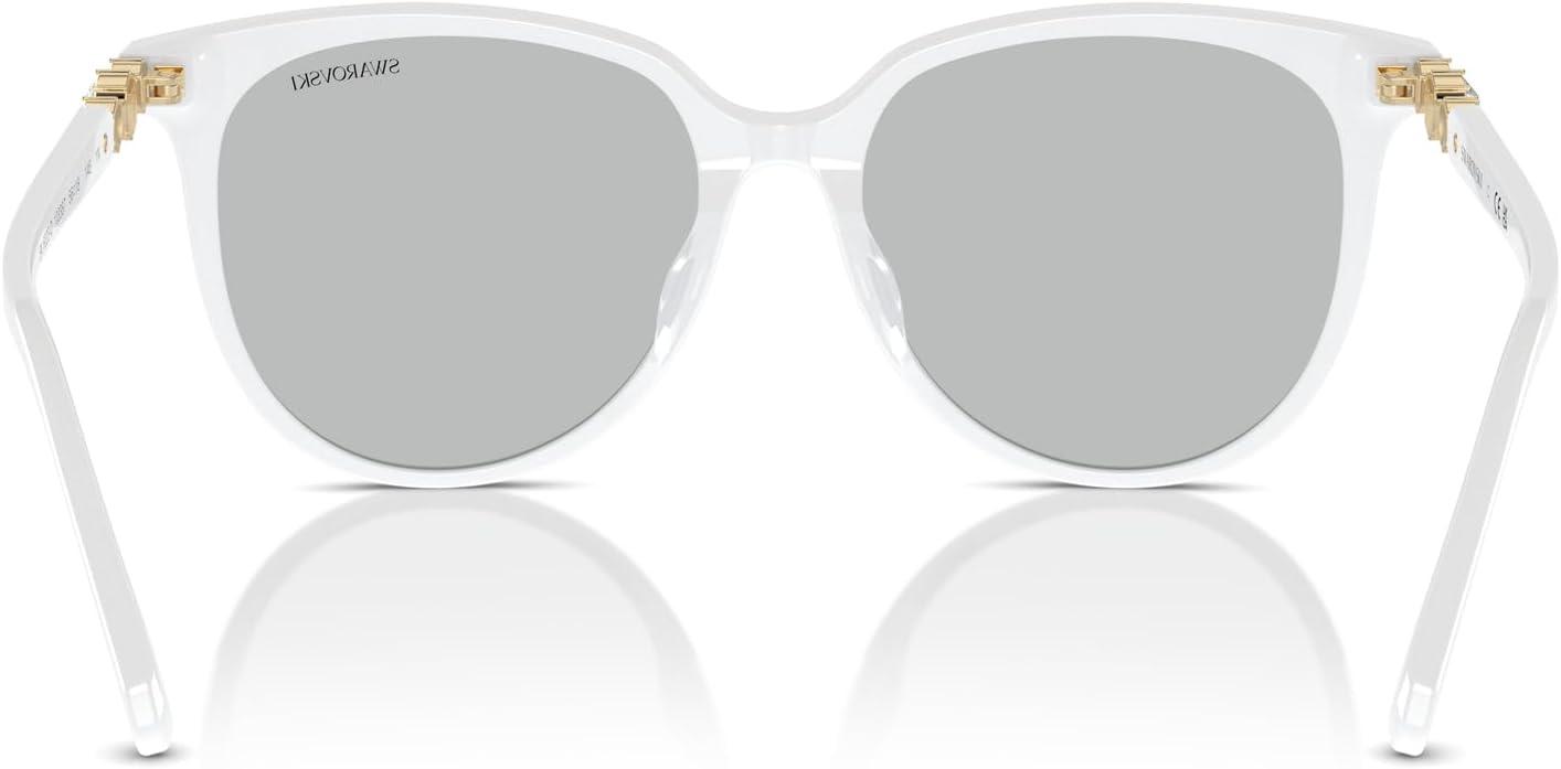 imageSwarovski womens Sk6023d Oval SunglassesGunmetalDark Grey
