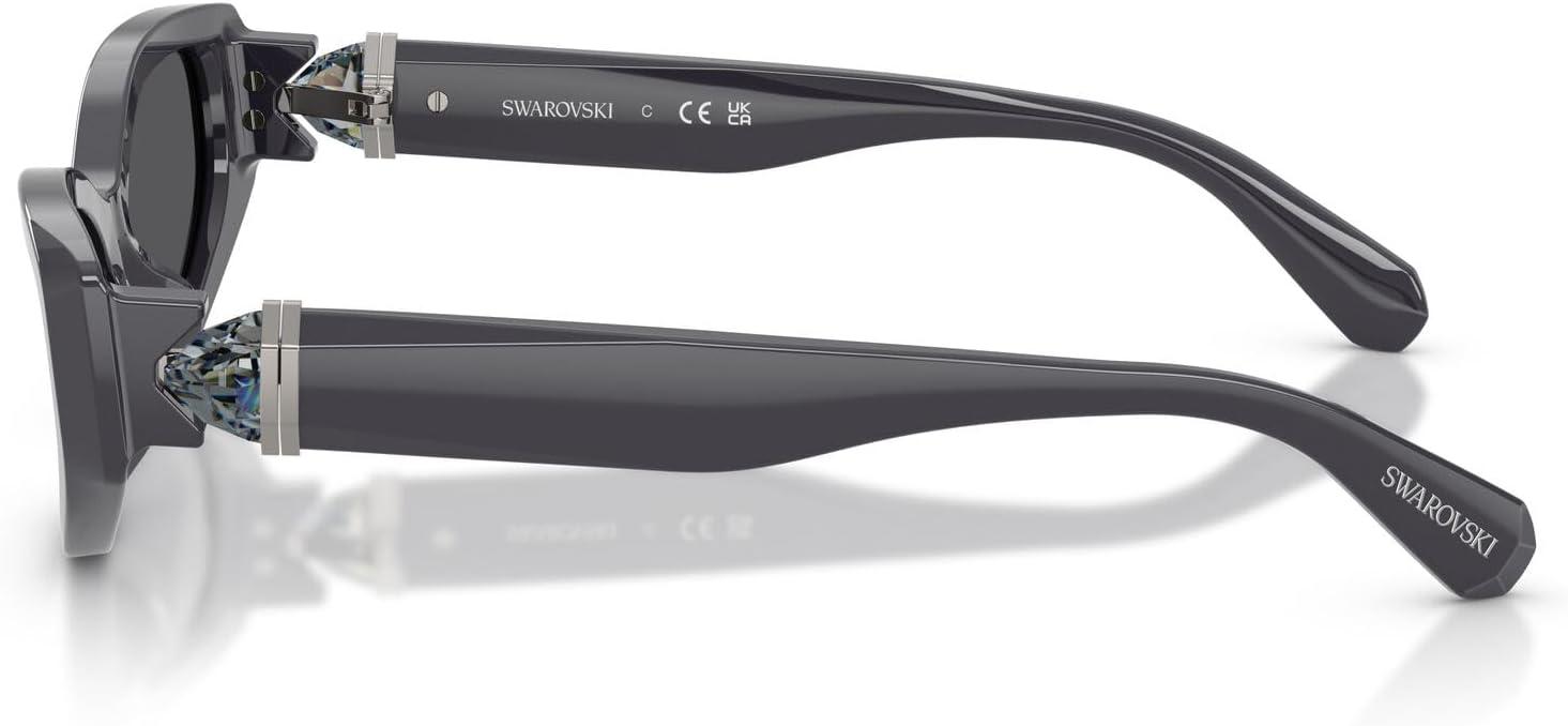 imageSwarovski womens Sk6045u Universal FitDark GreyGrey Mirrored Black