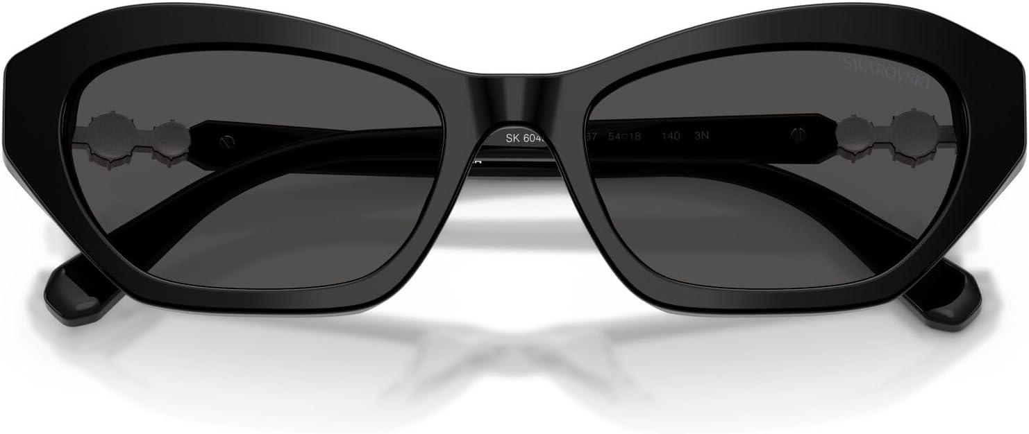 imageSwarovski womens Sk6048f Low Bridge FitBlackDark Grey