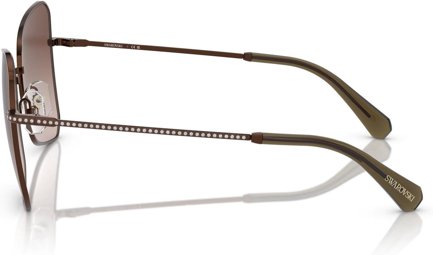 imageSwarovski womens Sk7008 Butterfly SunglassesBronzeGradient Brown
