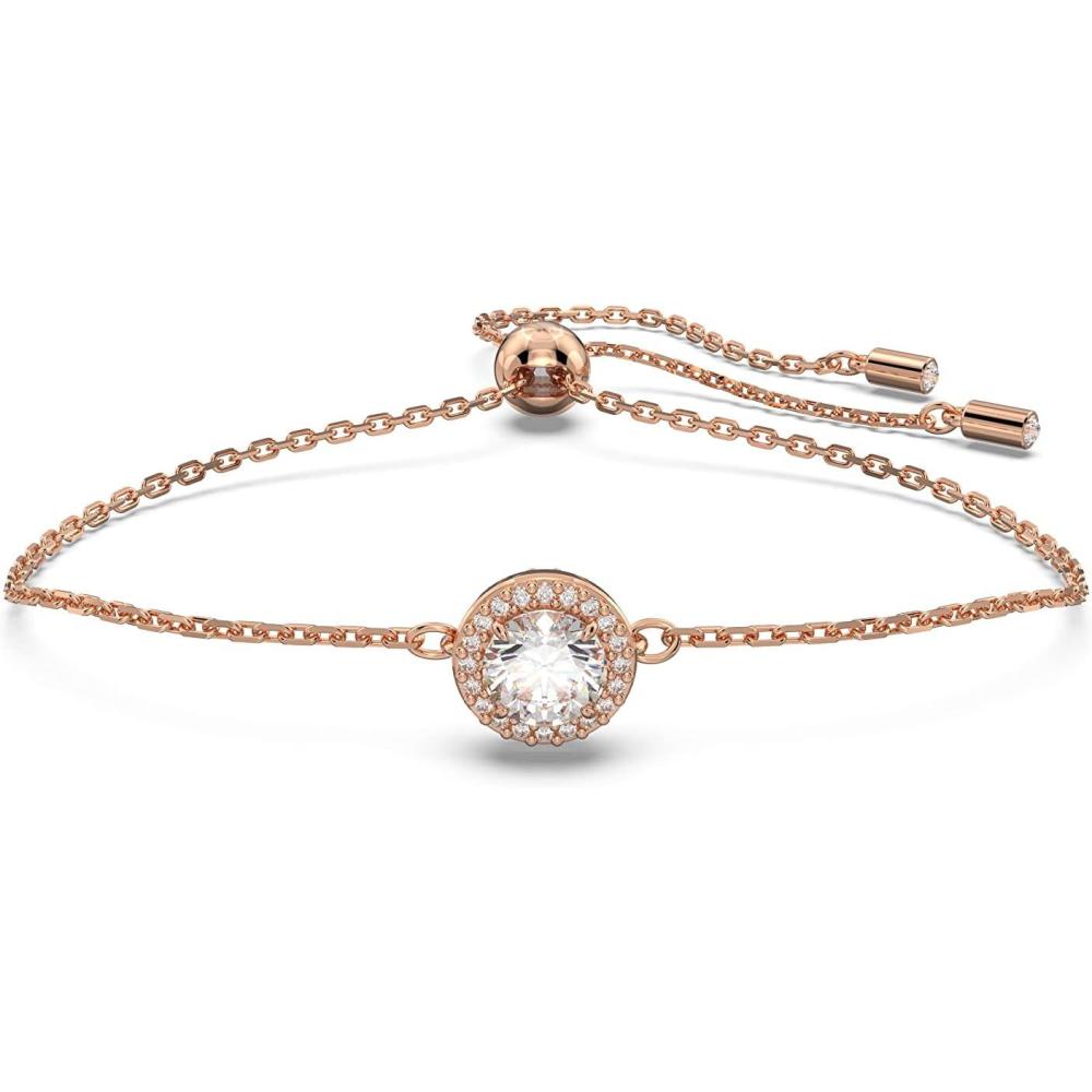 imageSwarovski Constella Bracelet Crystal Jewelry CollectionRose GoldTone with Clear Crystals