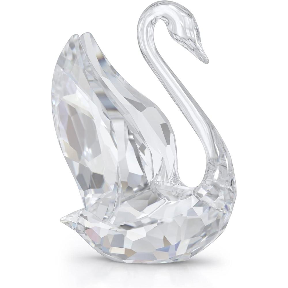 imageSwarovski Iconic Signum Swan Decoration Piece Small Clear Swarovski Crystals Part of The Swarovski Iconic Swan Collection