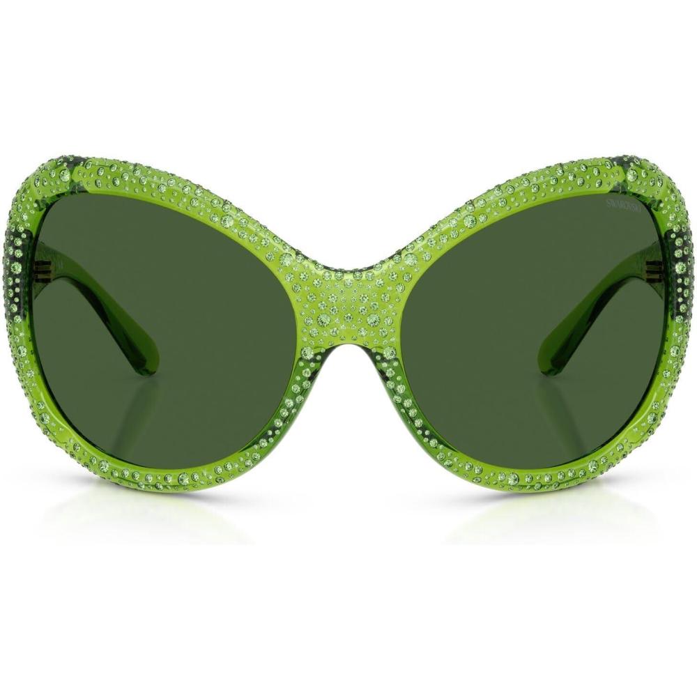 imageSwarovski SK6052 Sunglasses Transparent GreenDark Green 72 mm