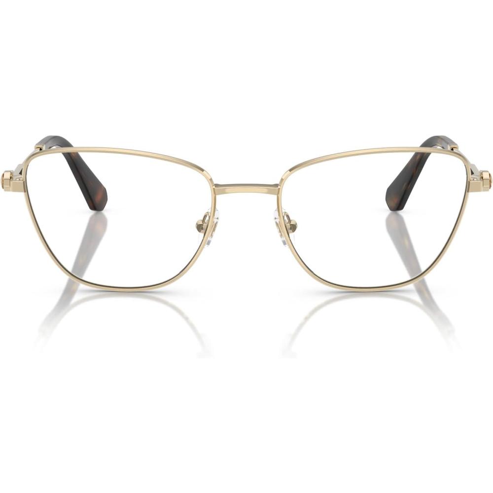 imageSwarovski Womens Sk1018 Cat Eye Prescription Eyewear FramesPale GoldDemo Lens