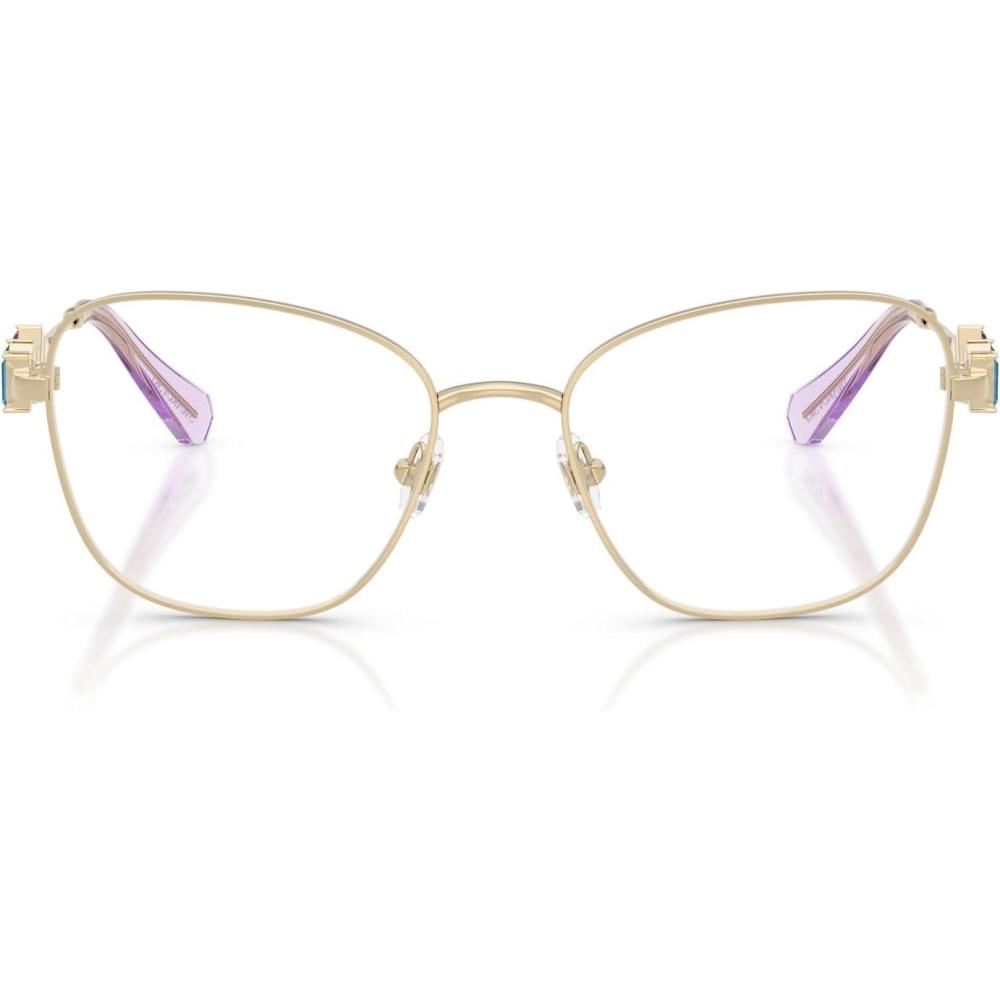 imageSwarovski Womens Sk1025 Square Prescription Eyewear FramesPale GoldDemo Lens