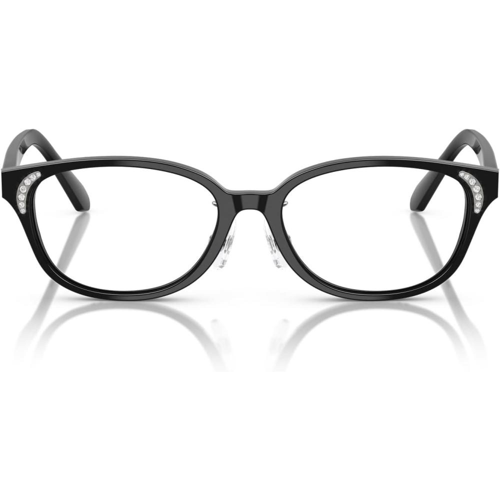 imageSwarovski Womens Sk2040d Oval Prescription Eyewear FramesBlackDemo Lens