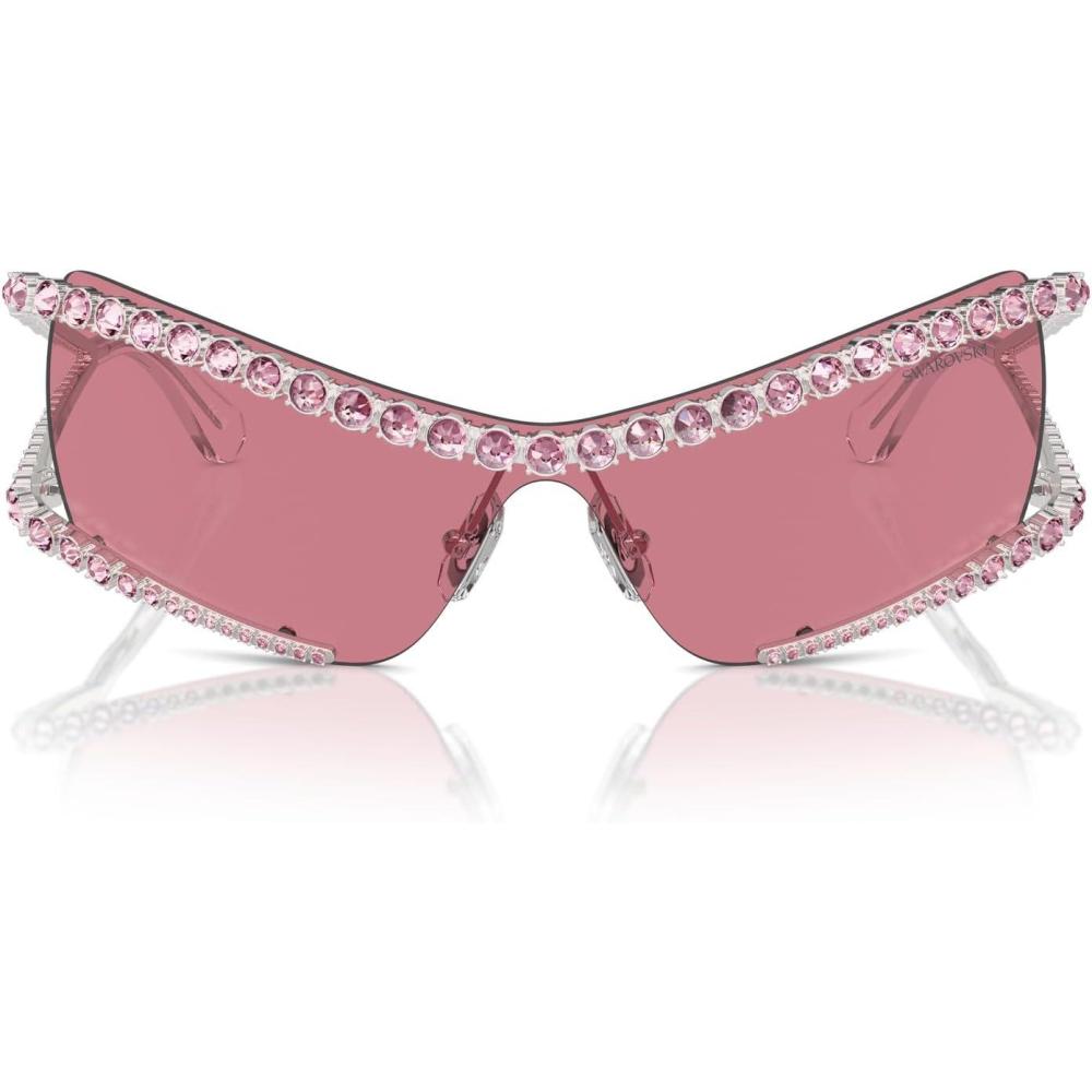 imageSwarovski Womens Sk7022 Square SunglassesGoldGreen Gradient Brown