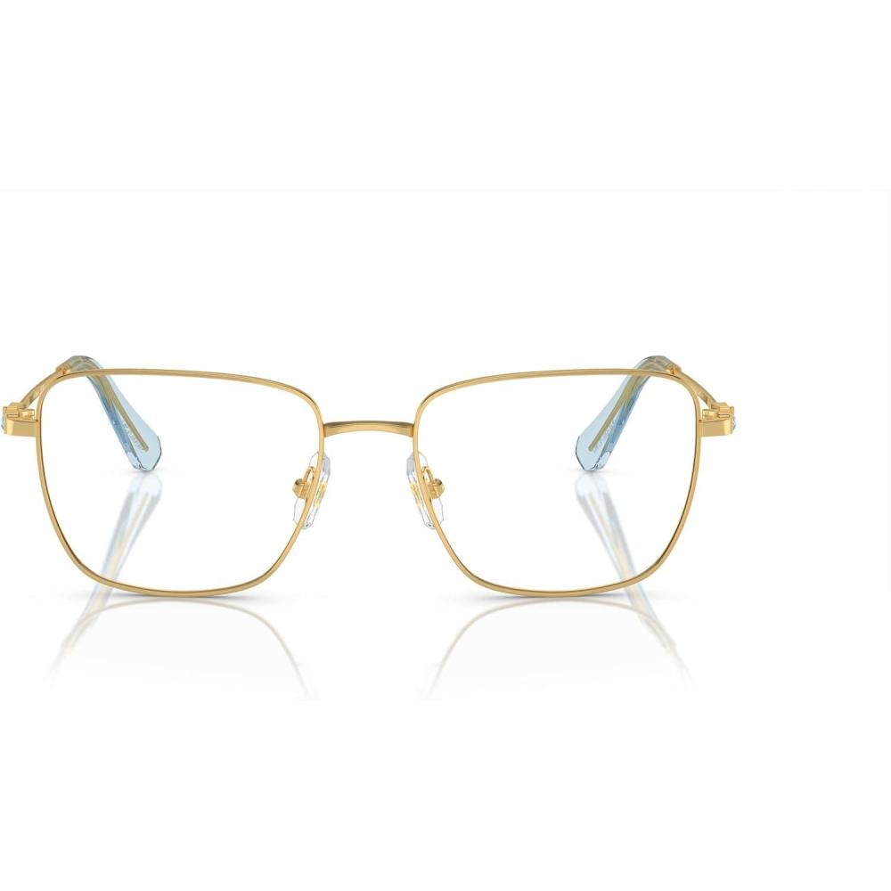 imageSwarovski womens Sk1003 Square Prescription Eyewear FramesGoldBlueDemo Lens
