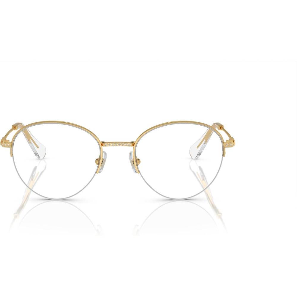 imageSwarovski womens Sk1004 Round Prescription Eyewear FramesGoldDemo Lens