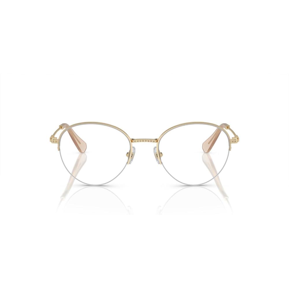 imageSwarovski womens Sk1004 Round Prescription Eyewear FramesPale GoldDemo Lens