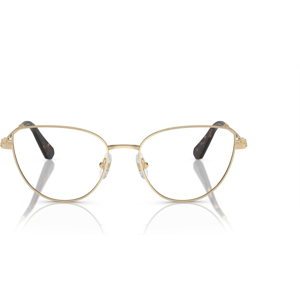 imageSwarovski womens Sk1007 Cat Eye Prescription Eyewear FramesPale GoldHavanaDemo Lens