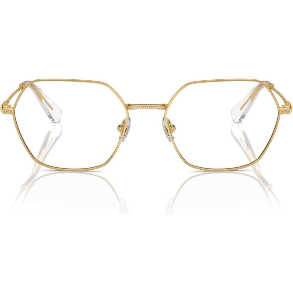 imageSwarovski womens Sk1011 Hexagonal Prescription Eyewear FramesGoldDemo Lens