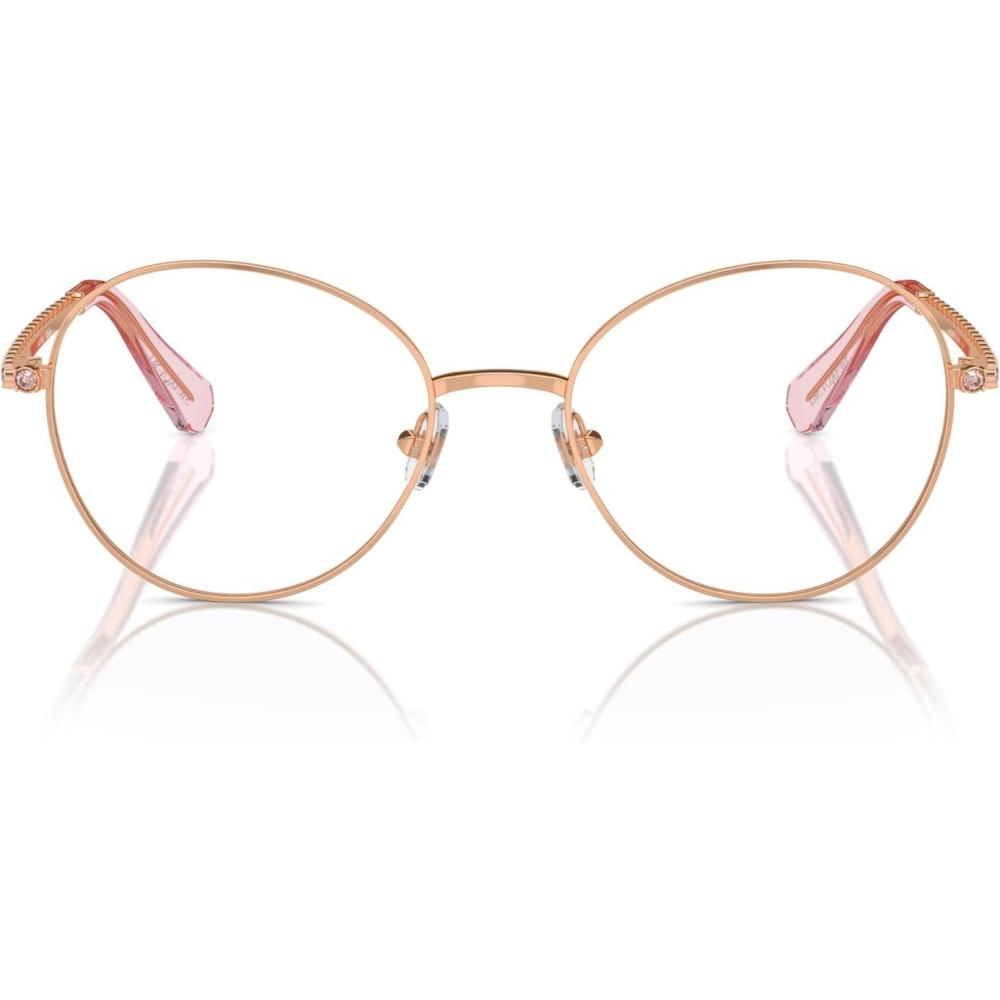 imageSwarovski womens Sk1013 Round Prescription Eyewear FramesRose GoldDemo Lens