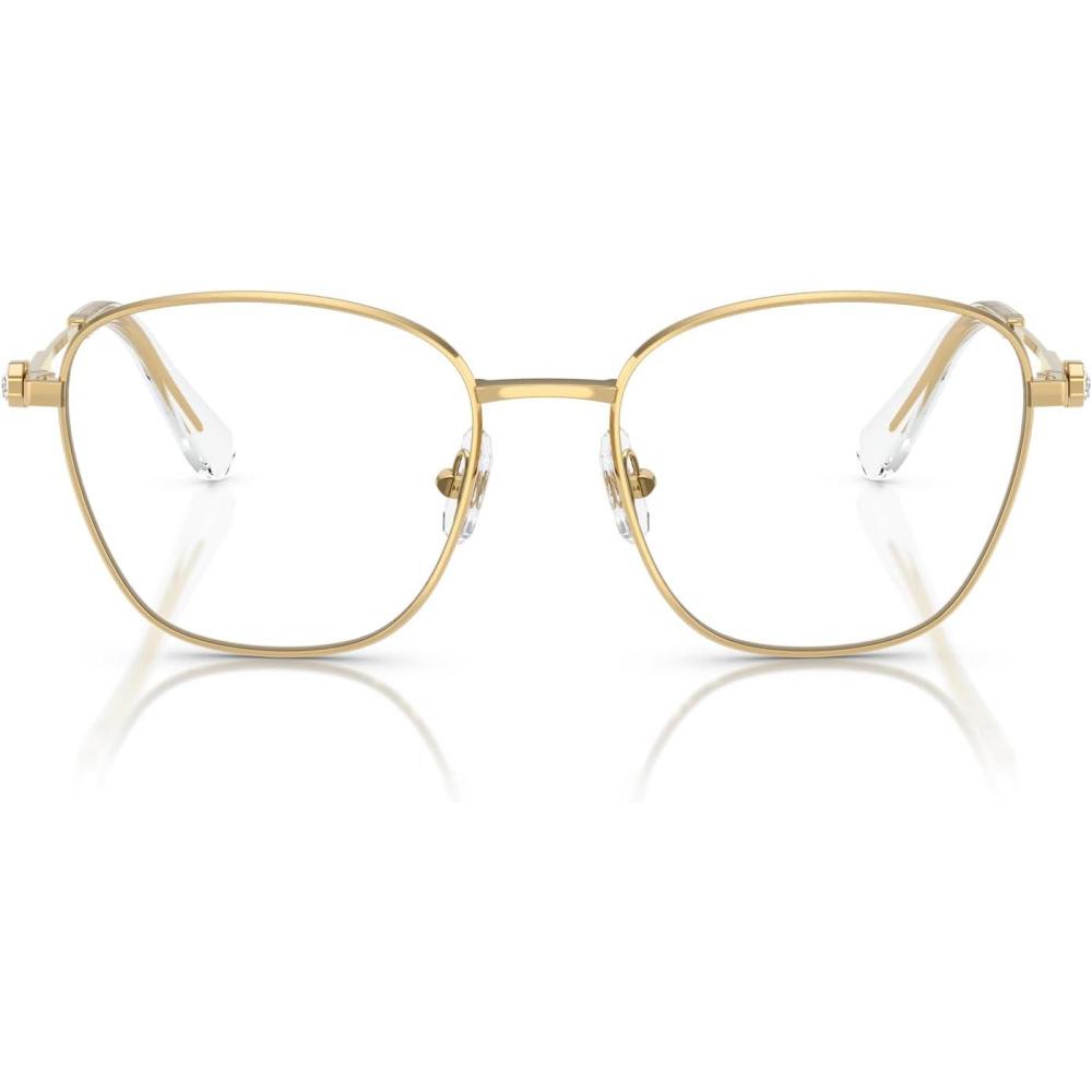imageSwarovski womens Sk1019 Square Prescription Eyewear FramesGoldDemo Lens
