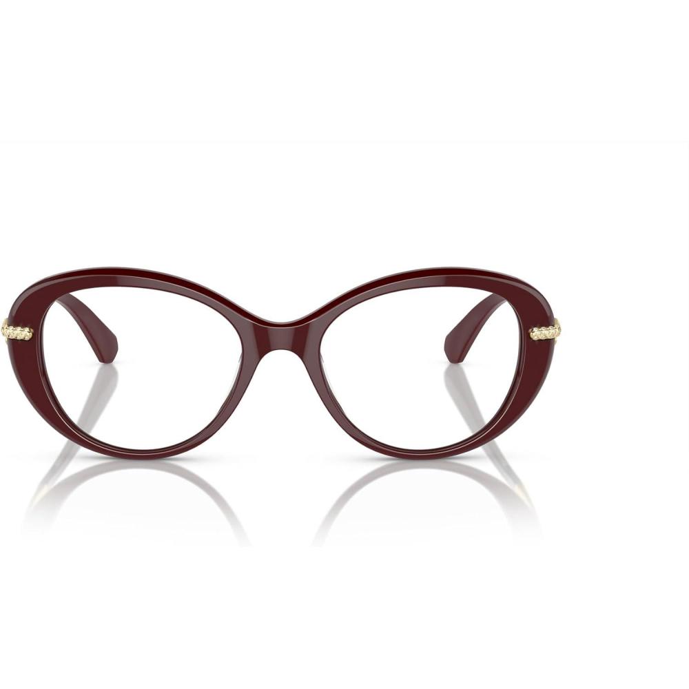 imageSwarovski womens Sk2001 Oval Prescription Eyewear FramesBurgundyDemo Lens