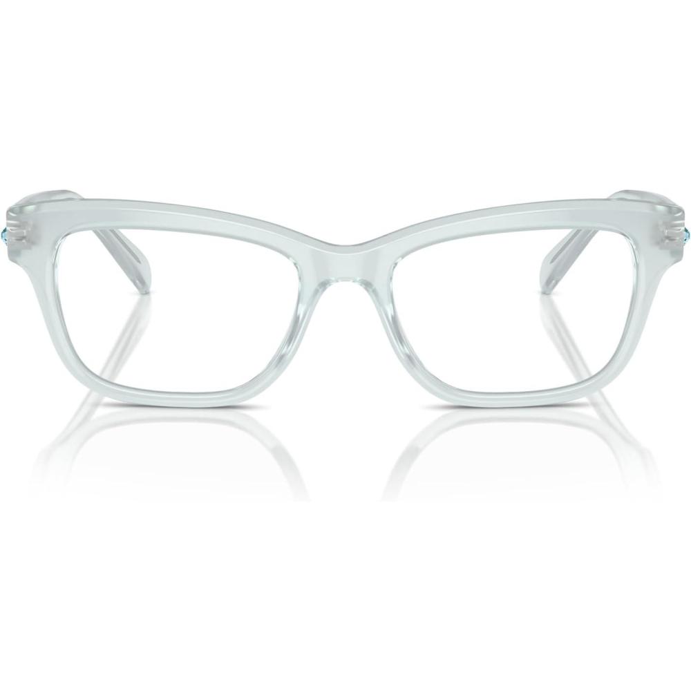 imageSwarovski womens Sk2022 Square Prescription Eyewear FramesOpal Light BlueDemo Lens
