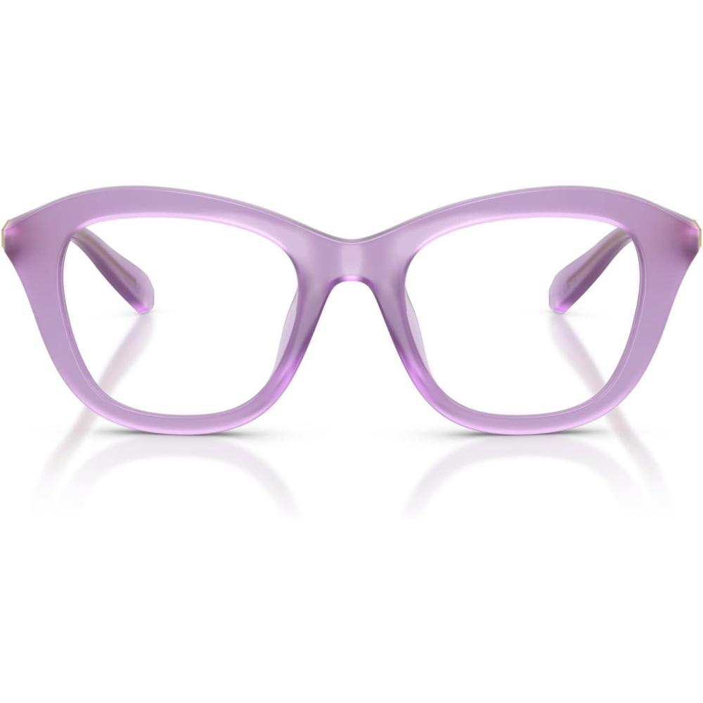 imageSwarovski womens Sk2042u Universal Fit Cat Eye Prescription Eyewear FramesMilky LilacDemo Lens