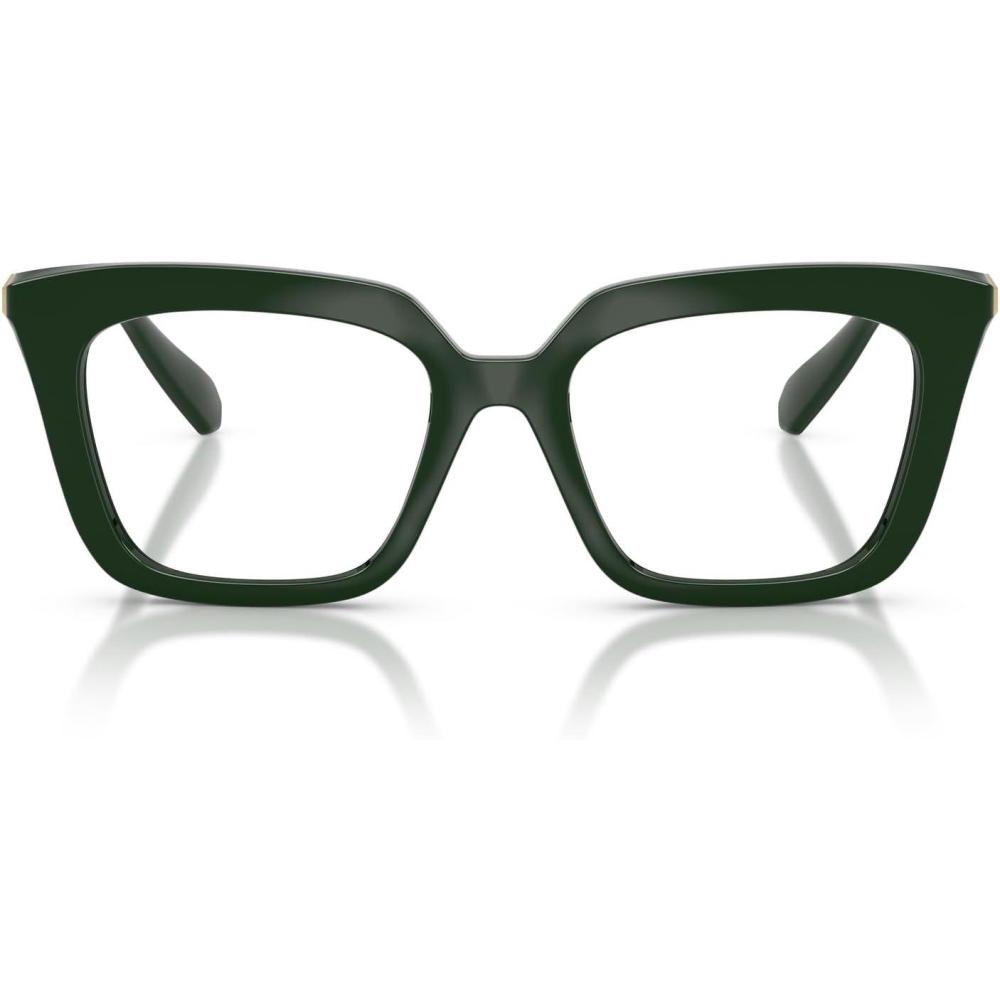 imageSwarovski womens Sk2043f Low Bridge Fit Square Prescription Eyewear FramesGreenDemo Lens
