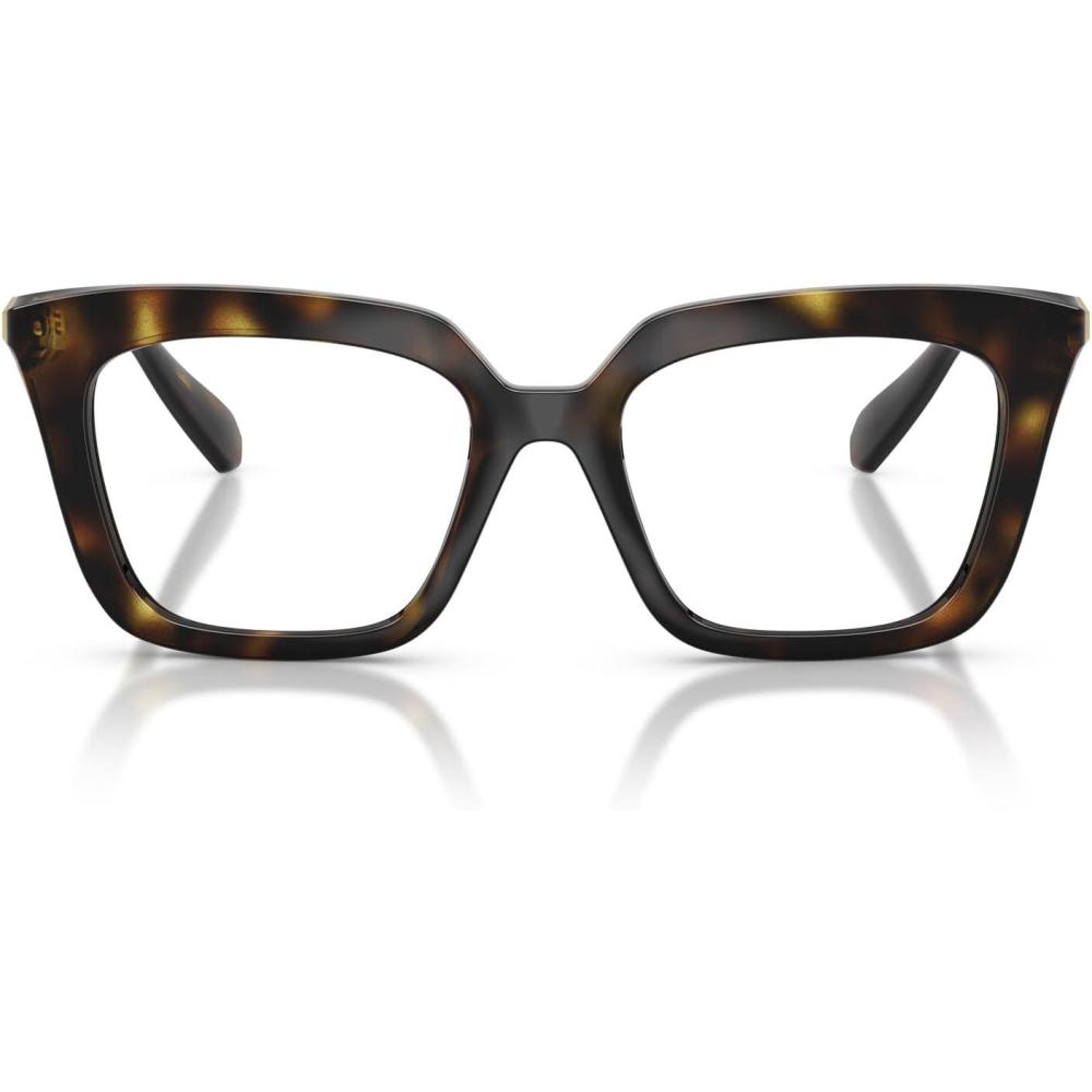 imageSwarovski womens Sk2043f Low Bridge Fit Square Prescription Eyewear FramesHavanaDemo Lens