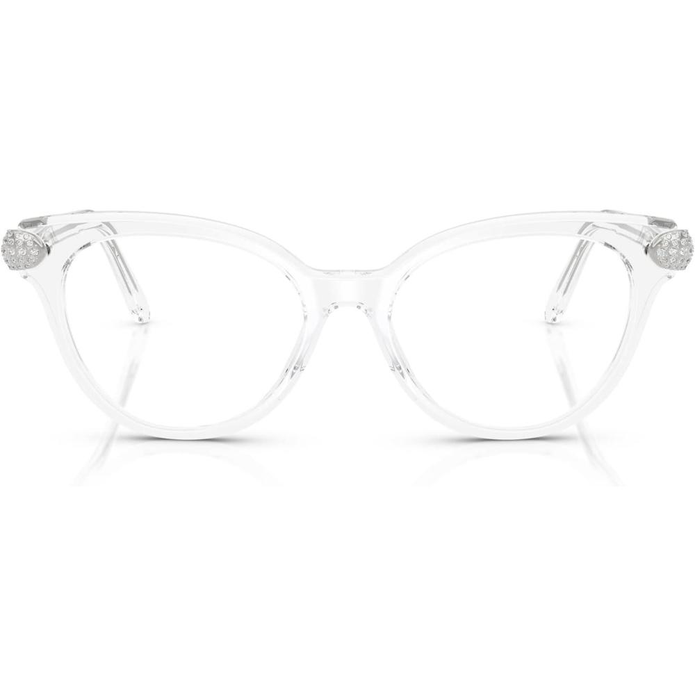 imageSwarovski womens Sk2046 Round Prescription Eyewear FramesTransparentDemo Lens