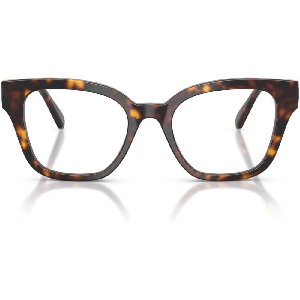 imageSwarovski womens Sk2048f Low Bridge Fit Square Prescription Eyewear FramesHavanaDemo Lens