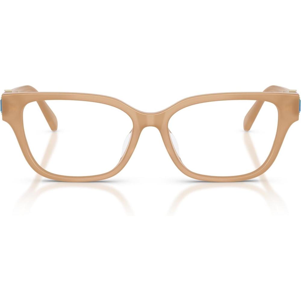 imageSwarovski womens Sk2049d Square Prescription Eyewear FramesOpaline BeigeDemo Lens