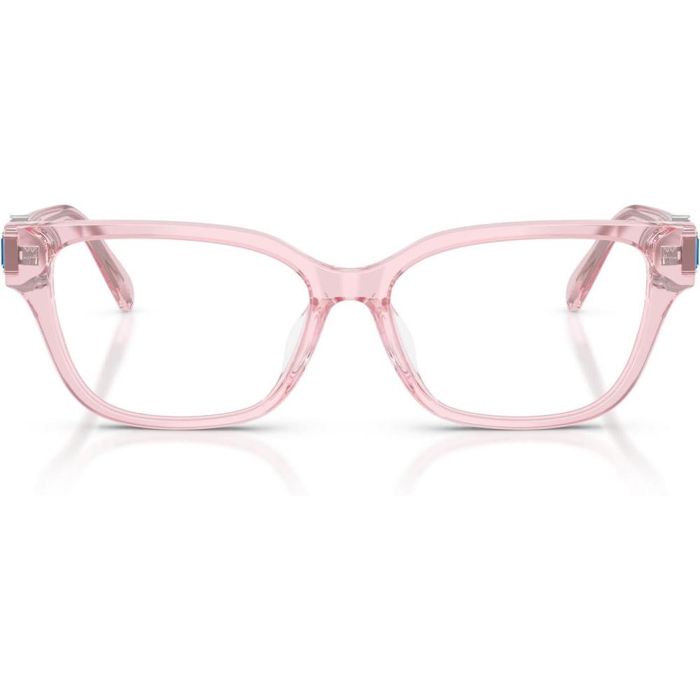 imageSwarovski womens Sk2049d Square Prescription Eyewear FramesTransparent PinkDemo Lens