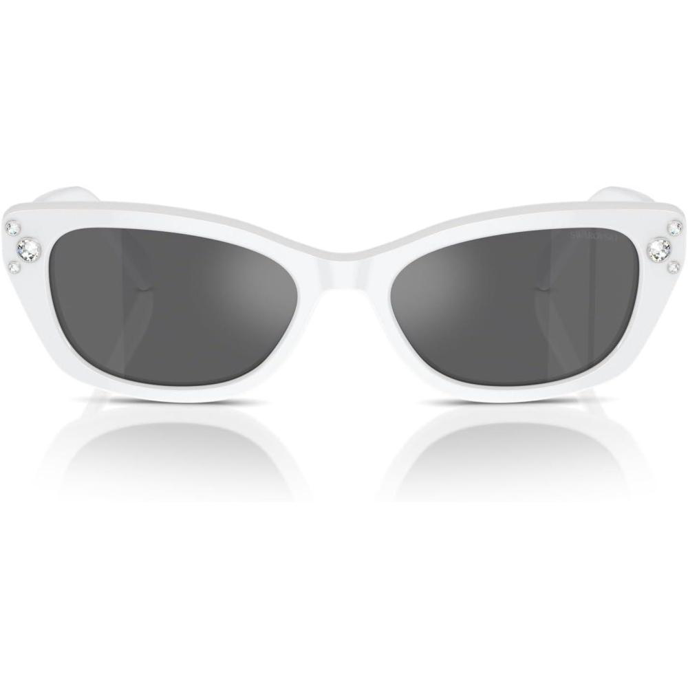 imageSwarovski womens Sk6019 Butterfly SunglassesDark HavanaPhotochromic Beige to Brown