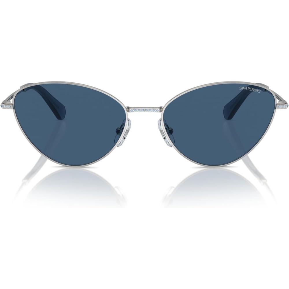 imageSwarovski womens Sk7014 Cat Eye SunglassesDark Blue