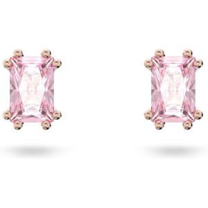 Swarovski Chroma Bangle Bracelet, Mixed Cut Stones, Part of the Swarovski Chroma Crystal Jewelry Collection(Pink)