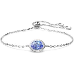 Swarovski Constella Bracelet Crystal Jewelry Collection(Rhodium with Blue Crystals)