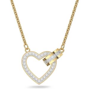 Swarovski Lovely Bracelet & Necklace Jewelry Collection, Clear Crystals(Necklace – Gold Tone Finish)
