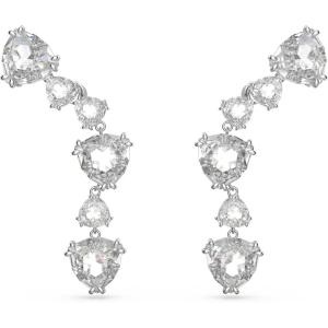 Swarovski Mesmera Earring Jewelry Collection, Rhodium Finish, Clear Crystals(Silver Ear Cuff)