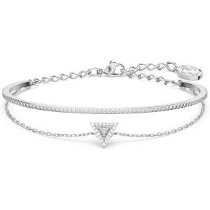 Swarovski Ortyx Crystal Bracelet Jewelry Collection, Rhodium Tone Finish(Large)