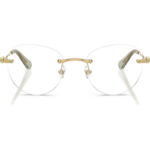Swarovski SK1021 Prescription Eyewear Frames, Gold/Demo Lens, 53 mm