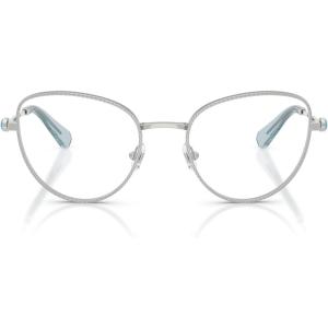 Swarovski SK1022 Prescription Eyewear Frames, Silver/Demo Lens, 54 mm