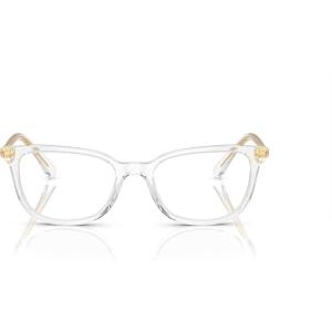 Swarovski Women’s SK2003F Low Bridge Fit Rectangular Prescription Eyewear Frames(Crystal/Demo Lens)